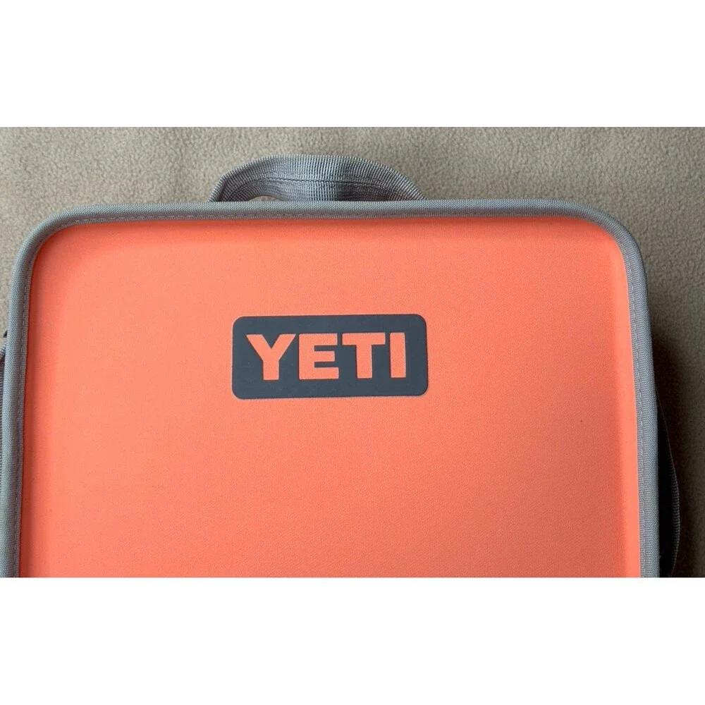 YETI Coral DayTrip Lunch Box Limited Edition Color RARE Discontinued